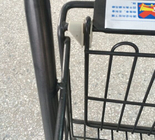Корзина бакалеи магазинной тележкаи руки хранения супермаркета с колесами