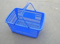 Корзина голубого супермаркета пластичная с печатью логоса ручек ручки 2